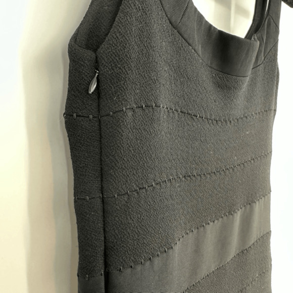 Diane Von Furstenberg Bodycone Bandage Wool Midi Dress Sz 4 Old Money Minimalist - Picture 10 of 12